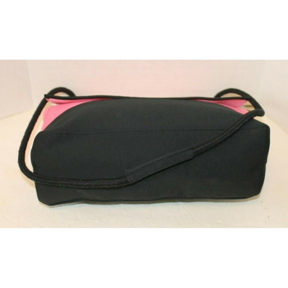 Victoria Secret Beach Tote Pink Black Insulated Shoulder Bag Large Cooler - Picture 6 of 8